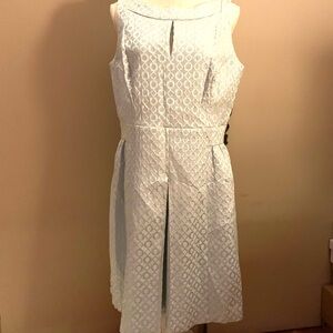 Elegant Pale Baby Blue Sleeveless Dress